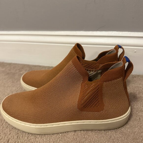 Rothy’s The Chelsea Brown Fawn Melange Pull on Sneakers 6.5 - Picture 1 of 7